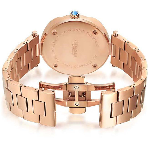 Golden Rose Stainless Steel with Rose MOP Dial Watch For Men and Women - Heloisa 76120258