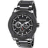 Black Stainless Steel with Black Dial Chronos Watch  For Men - Heloisa 76120218