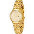 Golden Stainless Steel Gold Round Dial Watch  For Women - Heloisa 76120275