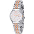 Dual Toned Stainless Steel Silver Round Dial Watch  For Women - Heloisa 76120276