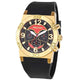 Black Rubber Golden Matt  Stainless Steel Case Sport Chronos Watch  For Men - Heloisa 76120286