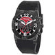 Black Rubber Black Matt  Stainless Steel Case Sport Chronos Watch  For Men - Heloisa 76120287