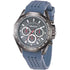 Grey Rubber with Grey Dial and Gun Plated Case Sport Chronos Watch  For Men - Heloisa 76120293