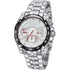 Dual Tone Stainless Steel with Silver Dial Chronos Watch  For Men - Heloisa 76120304