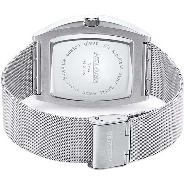 Stainless Steel with Silver Dial Watch For Men - Heloisa 76120315