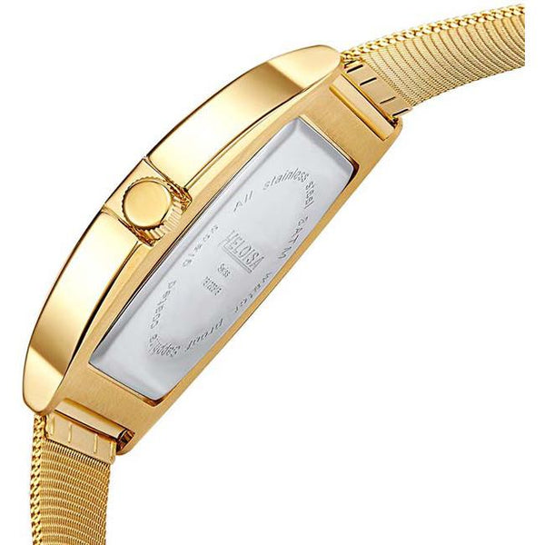 Gold Plated Stainless Steel with Golden Dial Watch For Men - Heloisa 76120316