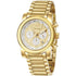 Golden Plated Stainless Steel with Golden Dial Chronos Watch  For Men - Heloisa 76120318